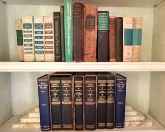 Wonderful selection of old books and a host of books on gardening