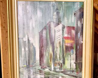 MCM Oil on canvas by M Coon