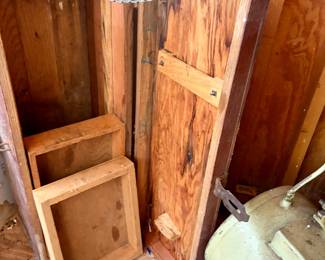 Old boxes and trunks