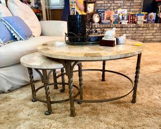 Stone nesting tables