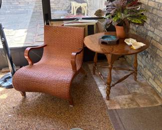 Sling back chair