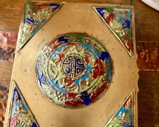 Cloisonné book box