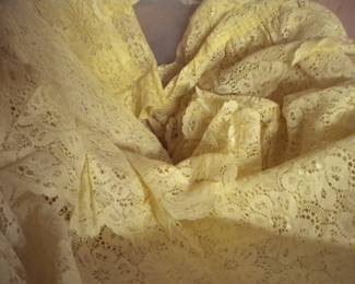 Lace curtains