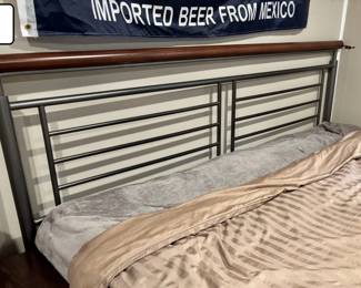 02 Kingsize bed headboard and frame