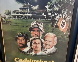 43 Framed Caddyshack poster