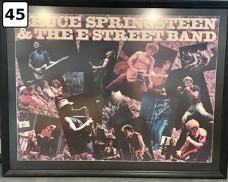 45 Framed Bruce Springsteen posterartwork