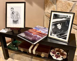 Autographed Nicolas Cage and John Travolta 