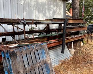 Metal rods and beams 