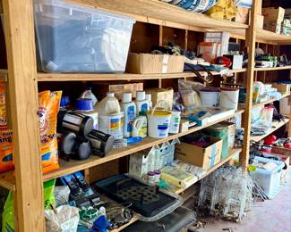 Garage is stuffed 