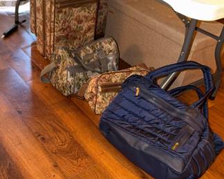 Luggage, storage ottoman