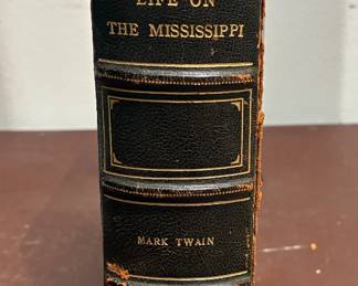 True 1883 1st edition, LIFE ON THE MISSISSIPPI by Mark Twain