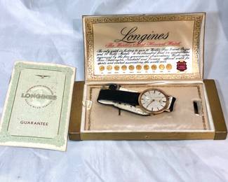 1950s 14k gold gift presentation watch to George Marshall from comedian Jerry Lewis
