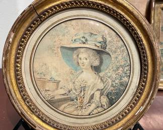 I’m 1780 miniature watercolor portrait