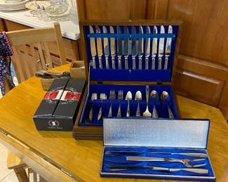 Silver Plate Flatware Set