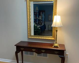 Entry Table & Large Mirror