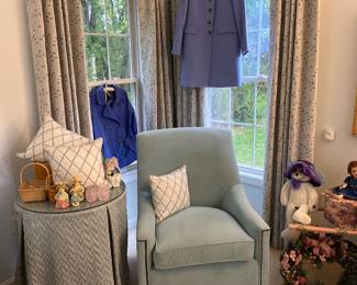 Kincaid Upholstered Armchair & Decorators Table