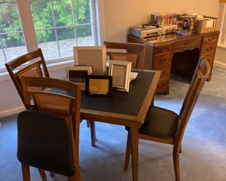 Vintage Folding Table & Chairs
