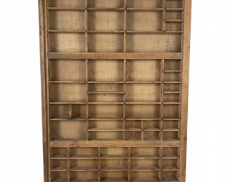 Vintage Hamilton Letterpress California Job Case Type Drawer