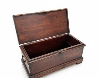Antique Dovetailed Plank Blanket Chest