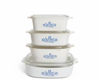 Vintage CorningWare Blue Cornflower Casserole Collection