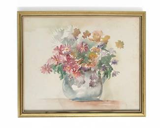 Original Floral Still Life Watercolor Painting