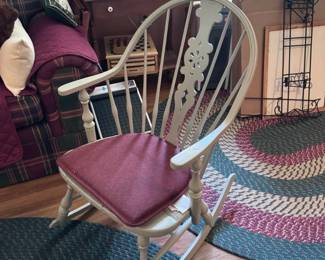 Painted Childs WindsorStyle Rocking Chair