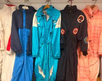 Vintage ski suits