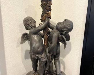 Bronze cherubs