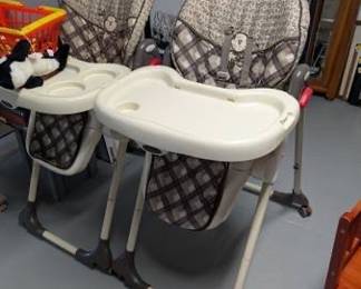 Graco Pack 'n Play High Chair Pair