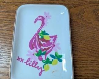 Lilly Pulitzer Flamingo Trinket Tray