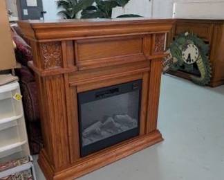Electric Fireplace Mantel