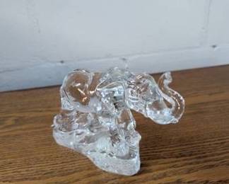 Princess House Crystal Elephant Figurine