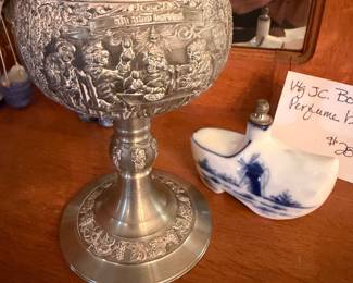 PEWTER WINE GOBLET