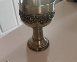 PEWTER GOBLET