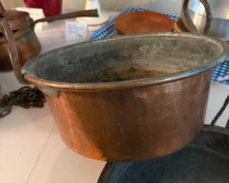 VTG COPPER POT MADE FOR PROFESSIONAL KITCHENS