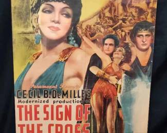 OM487Cecil B. DeMille Sign Of The Cross Movie Poster