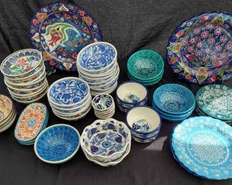 OM413Vintage Handmade Ceramic Serveware