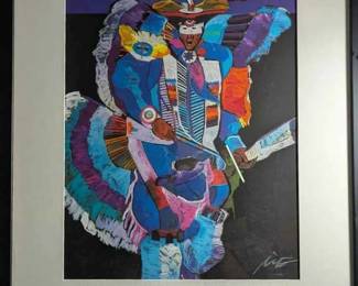 OM507VJohn Nieto Signed Serigraph Fancy Dancer