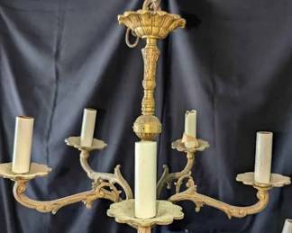 OM465Gilded Brass Or Bronze Chandelier