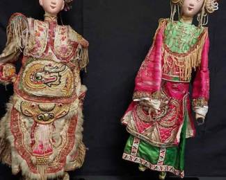 OM122RAntique Chinese Opera Dolls