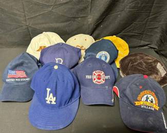 OM443Mixed Vintage Hats Collectible Baseball Hats LA Dodgers, Cooperstown Allstar More