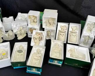 OM421Vintage Dept 56 Snow Babies Figurines with Original Boxes