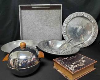 OM447Vintage Metal Serveware And More