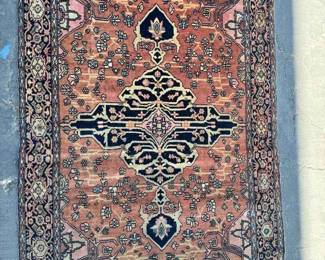 OM475Vintage Persian Malayer Wool Rug