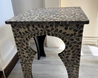 Decorative tiled small table