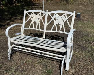 Outdoor Gliding Bench