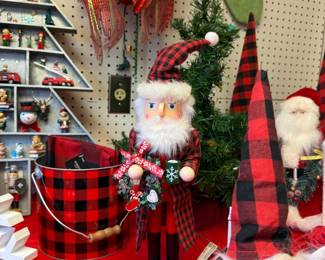 Buffalo Plaid Print Holiday Decor