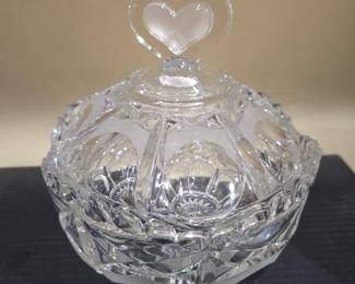 Crystal candy dish