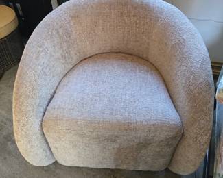 Swivel barrel chair 1