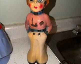 Vintage Chalkware Carnivale Prize Figurine from around 1930 to 1940's